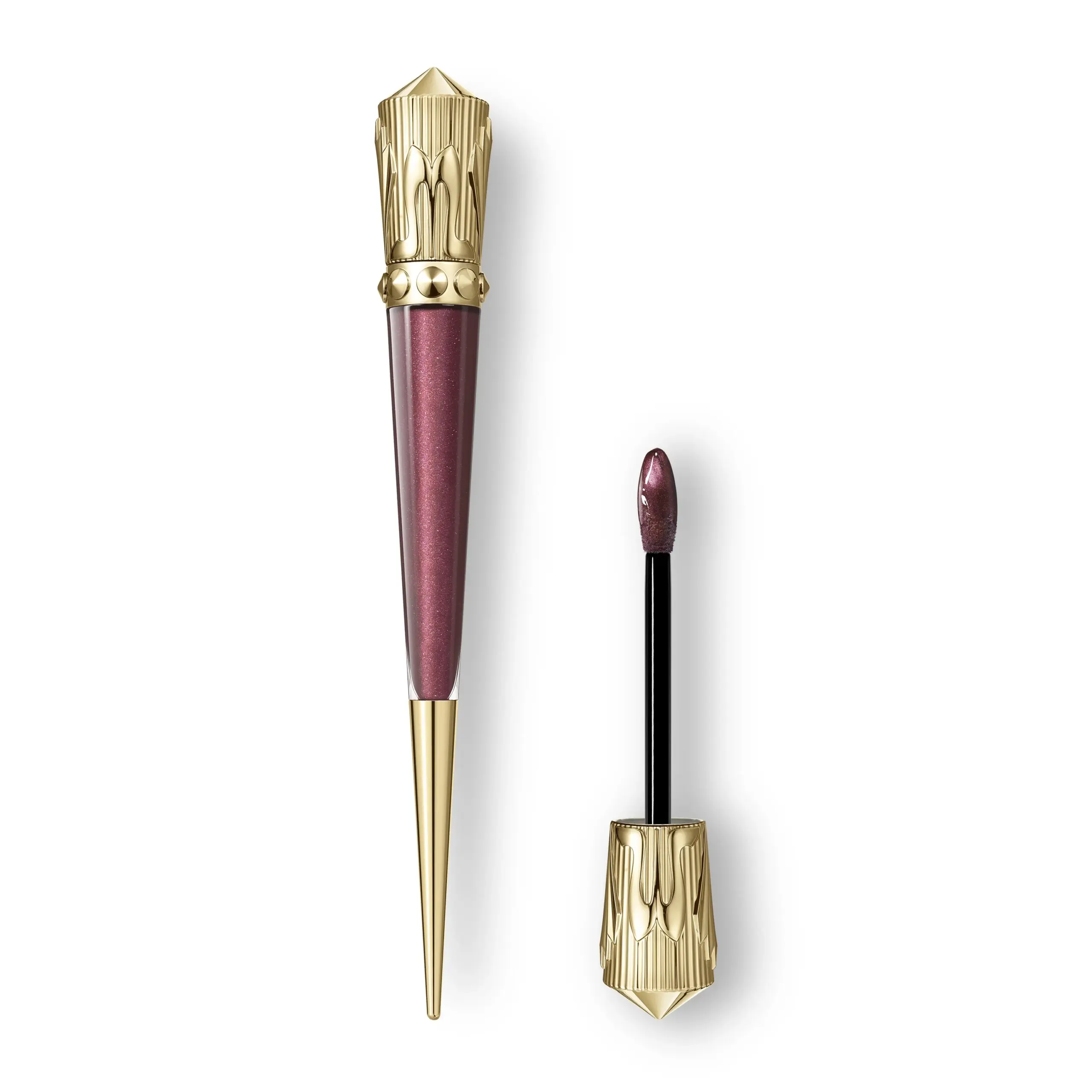 Christian Louboutin Rouge Stiletto Vinyl Gloss – Lip Gloss – Mauve Heat 245V - Beauty - front view